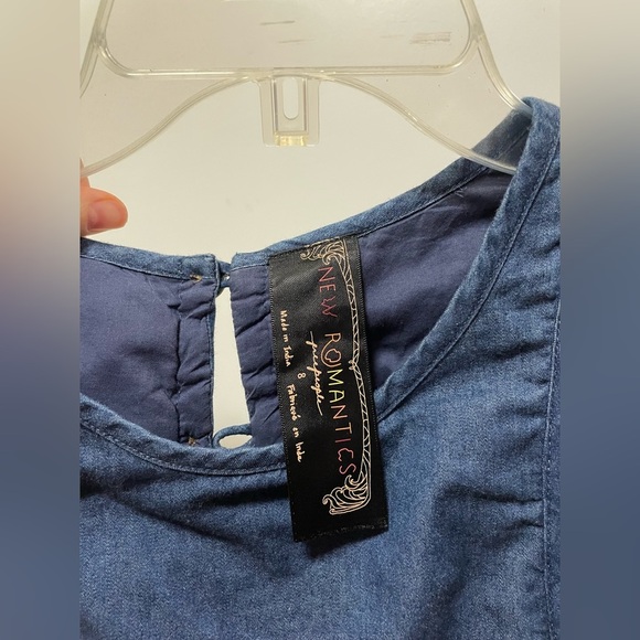 Free People denim dress size 8 - Picture 5 of 5